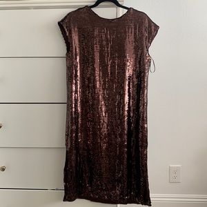 Maeve Kara Sequined Mini Dress
